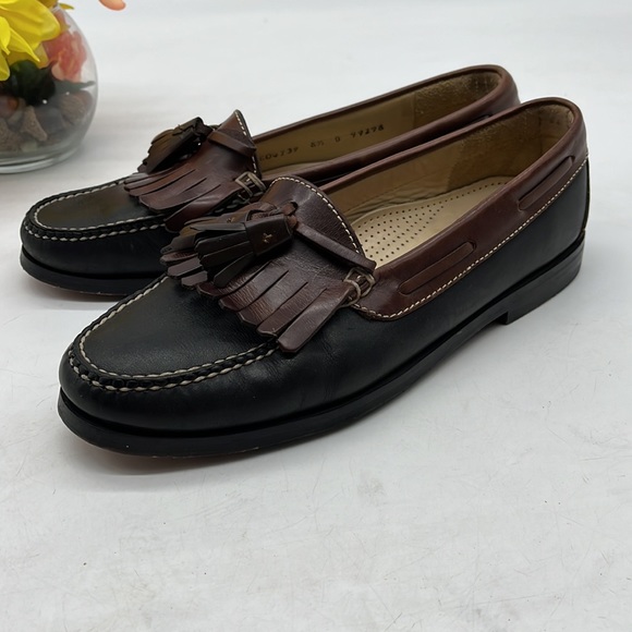 Cole Haan Black Brown Tassel Loafer Size 8.5. CH2689 - Picture 3 of 8